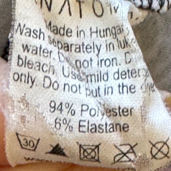 Anatomie Halter Neck Black and White Tank - Picture 3 of 5